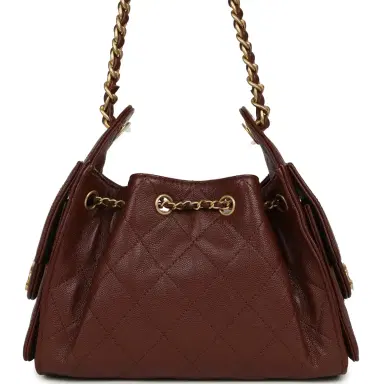Chanel Chanel Mini 25 Hobo Bag Brown Caviar Antique Gold Hardware | Thumbnail 4 Chanel Chanel Mini 25 Hobo Bag Brown Caviar Antique Gold Hardware | Thumbnail 4
