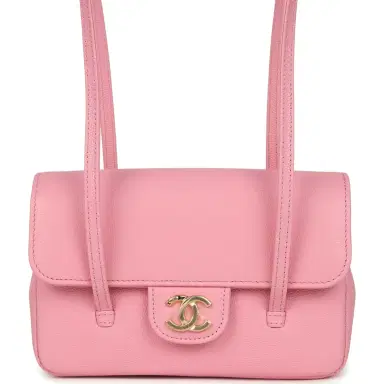 Chanel Chanel Mini Preppy Coco Clutch with Straps Pink Shiny Caviar Brushed Gold Hardware | Thumbnail 1 Chanel Chanel Mini Preppy Coco Clutch with Straps Pink Shiny Caviar Brushed Gold Hardware | Thumbnail 1