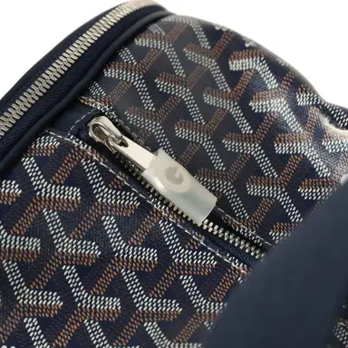 goyard Goyard Goyardine Canvas Navy Blue Voltigeur MM Pet Carrier Bag Palladium Hardware | Thumbnail 7 goyard Goyard Goyardine Canvas Navy Blue Voltigeur MM Pet Carrier Bag Palladium Hardware | Thumbnail 7