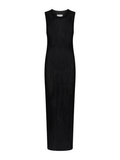 Loulou de Saison Icaria Semi-Sheer Midi Dress | Thumbnail 1 Loulou de Saison Icaria Semi-Sheer Midi Dress | Thumbnail 1