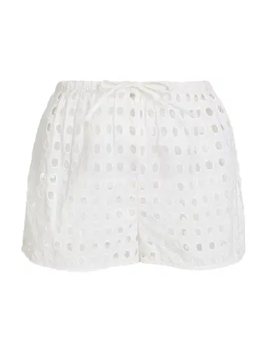 Solid & Striped Women's The Remi Cotton Eyelet Shorts - Optic White - Size XS | Thumbnail 1 Solid & Striped Women's The Remi Cotton Eyelet Shorts - Optic White - Size XS | Thumbnail 1