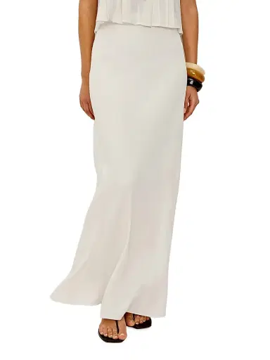 RAILS Women's Romina Bias-Cut Maxi Skirt - Ivory - Size Medium | Thumbnail 5 RAILS Women's Romina Bias-Cut Maxi Skirt - Ivory - Size Medium | Thumbnail 5