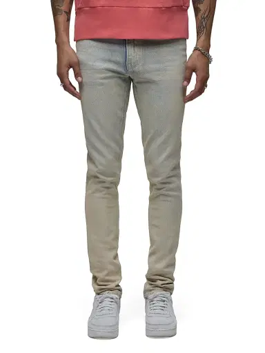 Hudson Jeans Men's Zack Coated Skinny-Fit Jeans - Coated Moss | Thumbnail 4 Hudson Jeans Men's Zack Coated Skinny-Fit Jeans - Coated Moss | Thumbnail 4