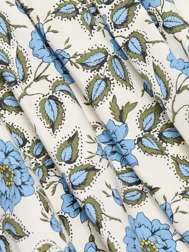 DEREK LAM 10 CROSBY Women's Persis Blue Belle Floral Bubble Skirt | Thumbnail 7 DEREK LAM 10 CROSBY Women's Persis Blue Belle Floral Bubble Skirt | Thumbnail 7