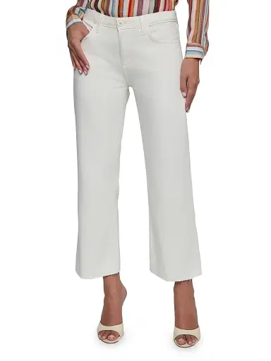 L'Agence Women's Wanda High-Rise Crop Jeans - Light Ecru - Size 32 | Thumbnail 3 L'Agence Women's Wanda High-Rise Crop Jeans - Light Ecru - Size 32 | Thumbnail 3