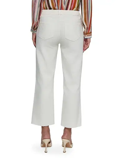 L'Agence Women's Wanda High-Rise Crop Jeans - Light Ecru - Size 32 | Thumbnail 5 L'Agence Women's Wanda High-Rise Crop Jeans - Light Ecru - Size 32 | Thumbnail 5