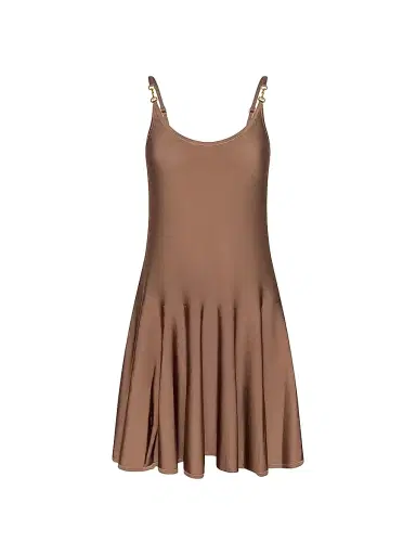 L'Agence Women's Lana Knit Minidress - Pecan - Size XL | Thumbnail 1 L'Agence Women's Lana Knit Minidress - Pecan - Size XL | Thumbnail 1