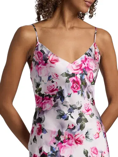 L'Agence Women's Serita Floral Silk Maxi Dress | Thumbnail 6 L'Agence Women's Serita Floral Silk Maxi Dress | Thumbnail 6