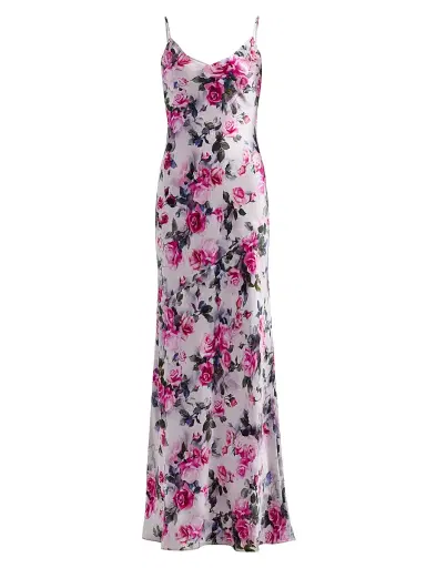 L'Agence Women's Serita Floral Silk Maxi Dress | Thumbnail 1 L'Agence Women's Serita Floral Silk Maxi Dress | Thumbnail 1