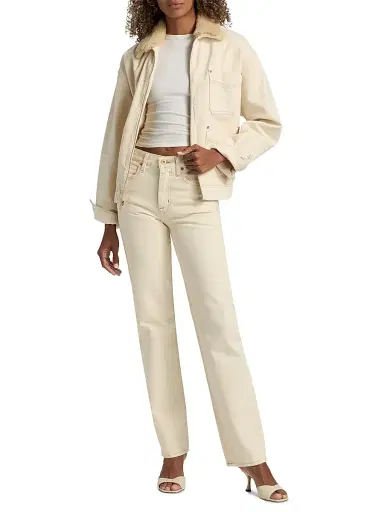 SLVRLAKE Women's Pheonix Relaxed Straight-Leg Jeans - Winter Ecru - Size 30 | Thumbnail 2 SLVRLAKE Women's Pheonix Relaxed Straight-Leg Jeans - Winter Ecru - Size 30 | Thumbnail 2
