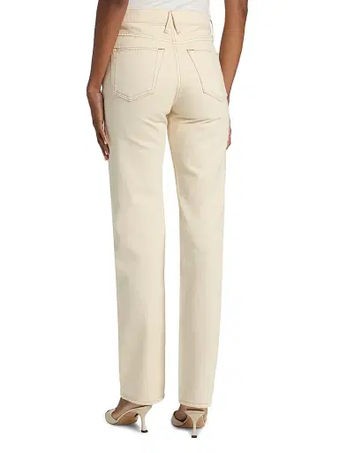 SLVRLAKE Women's Pheonix Relaxed Straight-Leg Jeans - Winter Ecru - Size 30 | Thumbnail 5 SLVRLAKE Women's Pheonix Relaxed Straight-Leg Jeans - Winter Ecru - Size 30 | Thumbnail 5