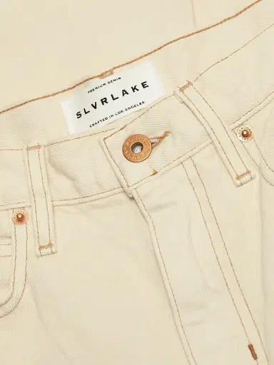 SLVRLAKE Women's Pheonix Relaxed Straight-Leg Jeans - Winter Ecru - Size 30 | Thumbnail 7 SLVRLAKE Women's Pheonix Relaxed Straight-Leg Jeans - Winter Ecru - Size 30 | Thumbnail 7