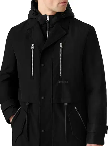 Mackage Men's Sterling 2-In-1 Down Trench Coat - Black | Thumbnail 7 Mackage Men's Sterling 2-In-1 Down Trench Coat - Black | Thumbnail 7