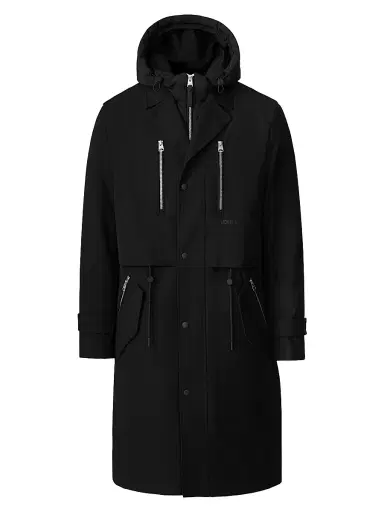 Mackage Men's Sterling 2-In-1 Down Trench Coat - Black | Thumbnail 1 Mackage Men's Sterling 2-In-1 Down Trench Coat - Black | Thumbnail 1