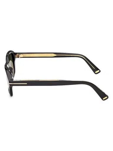 Tom Ford Men's Icon 46MM Square Sunglasses - Black Green | Thumbnail 3 Tom Ford Men's Icon 46MM Square Sunglasses - Black Green | Thumbnail 3