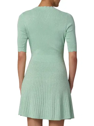 Shoshanna Women's Warren A-Line Mini-Sweaterdress - Soft Mint - Size XL | Thumbnail 3 Shoshanna Women's Warren A-Line Mini-Sweaterdress - Soft Mint - Size XL | Thumbnail 3