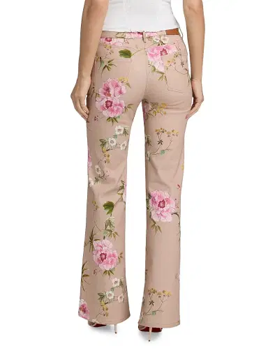 Kobi Halperin Women's Leigh Floral Cotton Twill Pants - Natural Multi | Thumbnail 5 Kobi Halperin Women's Leigh Floral Cotton Twill Pants - Natural Multi | Thumbnail 5