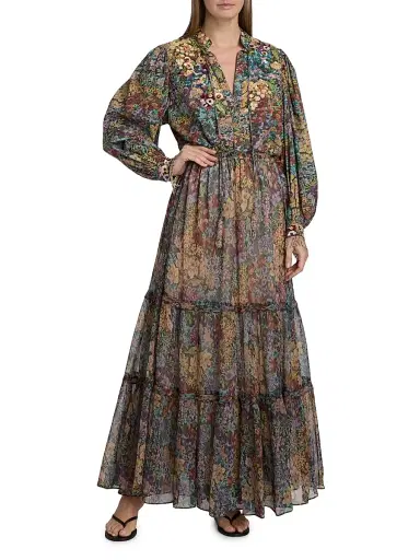 Kobi Halperin Women's Clara Floral Cotton Blouse - Size Large | Thumbnail 2 Kobi Halperin Women's Clara Floral Cotton Blouse - Size Large | Thumbnail 2