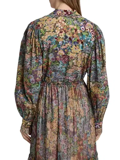 Kobi Halperin Women's Clara Floral Cotton Blouse - Size Large | Thumbnail 5 Kobi Halperin Women's Clara Floral Cotton Blouse - Size Large | Thumbnail 5
