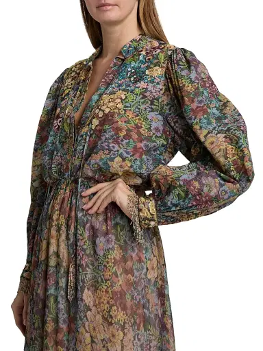 Kobi Halperin Women's Clara Floral Cotton Blouse - Size Large | Thumbnail 6 Kobi Halperin Women's Clara Floral Cotton Blouse - Size Large | Thumbnail 6