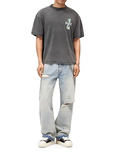 Represent Men's The Viper Room Dice Cotton T-Shirt - Vintage Grey - Size XL | Thumbnail 2 Represent Men's The Viper Room Dice Cotton T-Shirt - Vintage Grey - Size XL | Thumbnail 2