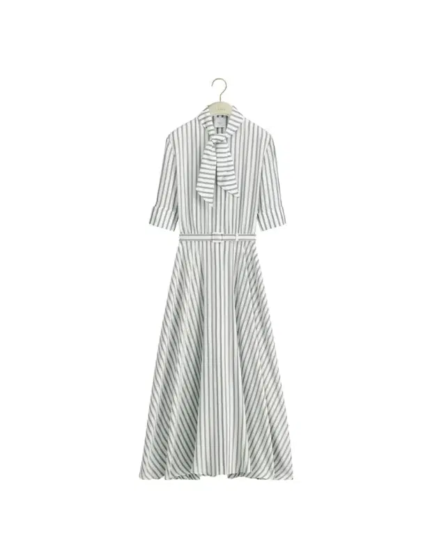 Mid-Length Belted Dress Mid-Length Belted Dress