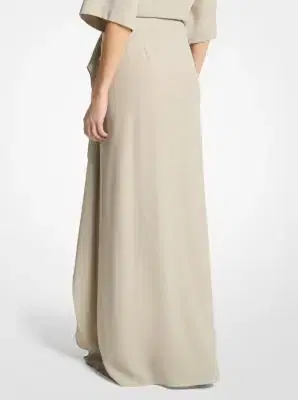 Michael Kors Collection Wool Crepe Pareo Skirt | Thumbnail 3 Michael Kors Collection Wool Crepe Pareo Skirt | Thumbnail 3
