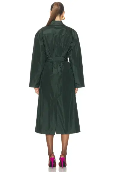 Saint Laurent Taffeta Trench | Thumbnail 3 Saint Laurent Taffeta Trench | Thumbnail 3