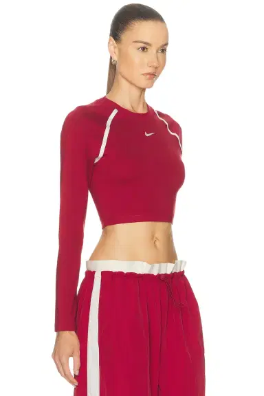 Nike Long Sleeve Body Bold Crop Top | Thumbnail 2 Nike Long Sleeve Body Bold Crop Top | Thumbnail 2