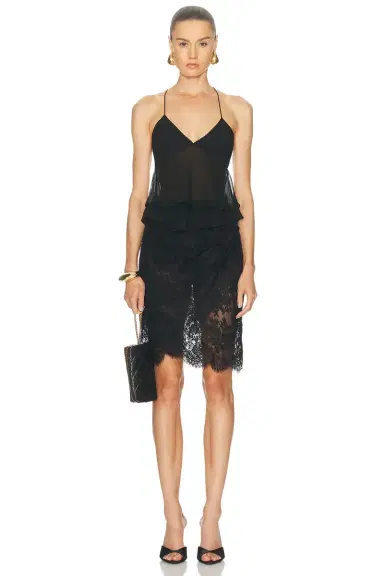 THE SEI Cut Out Ruffle Cami | Thumbnail 4 THE SEI Cut Out Ruffle Cami | Thumbnail 4