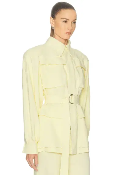 Wardrobe.NYC Crepe Safari Jacket | Thumbnail 3 Wardrobe.NYC Crepe Safari Jacket | Thumbnail 3