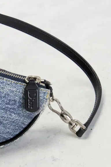 Dior Denim Saddle Bag | Thumbnail 5 Dior Denim Saddle Bag | Thumbnail 5