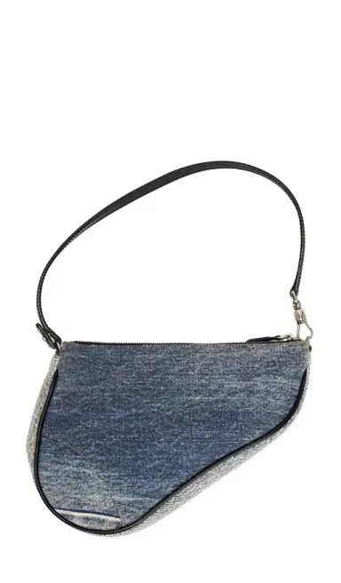 Dior Denim Saddle Bag | Thumbnail 8 Dior Denim Saddle Bag | Thumbnail 8