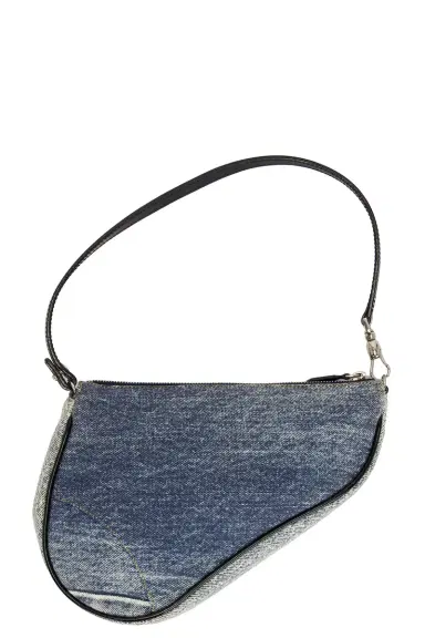 Dior Denim Saddle Bag | Thumbnail 1 Dior Denim Saddle Bag | Thumbnail 1