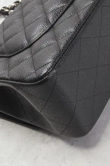 chanel Chanel Caviar Jumbo Classic Double Flap Bag | Thumbnail 8 chanel Chanel Caviar Jumbo Classic Double Flap Bag | Thumbnail 8