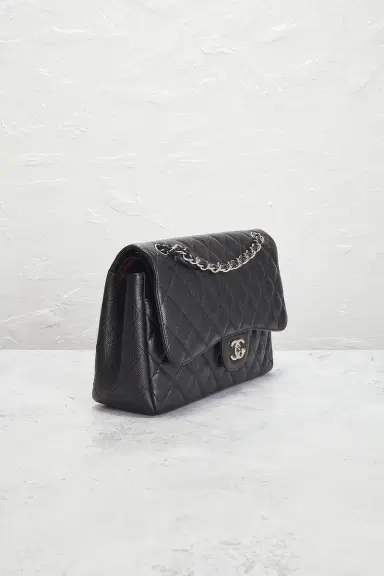 chanel Chanel Caviar Jumbo Classic Double Flap Bag | Thumbnail 4 chanel Chanel Caviar Jumbo Classic Double Flap Bag | Thumbnail 4