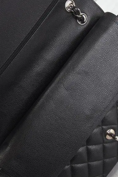chanel Chanel Caviar Jumbo Classic Double Flap Bag | Thumbnail 8 chanel Chanel Caviar Jumbo Classic Double Flap Bag | Thumbnail 8