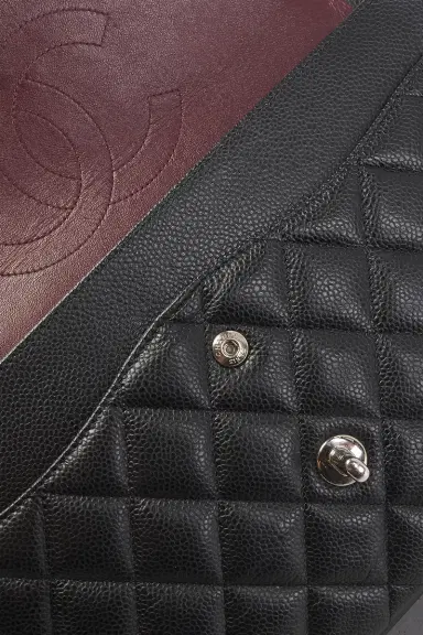 chanel Chanel Caviar Jumbo Classic Double Flap Bag | Thumbnail 9 chanel Chanel Caviar Jumbo Classic Double Flap Bag | Thumbnail 9