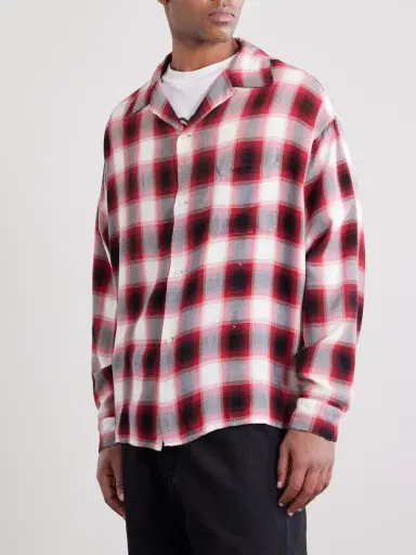 SAINT Mxxxxxx Convertible-Collar Checked Flannel Shirt - Men | Thumbnail 3 SAINT Mxxxxxx Convertible-Collar Checked Flannel Shirt - Men | Thumbnail 3