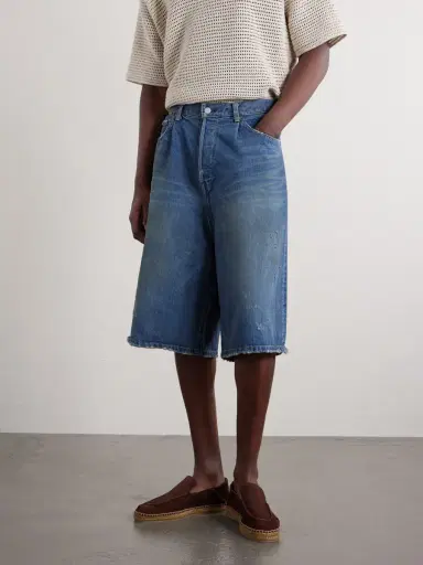 ssstein Distressed Denim Shorts | Thumbnail 3 ssstein Distressed Denim Shorts | Thumbnail 3
