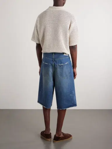 ssstein Distressed Denim Shorts | Thumbnail 4 ssstein Distressed Denim Shorts | Thumbnail 4