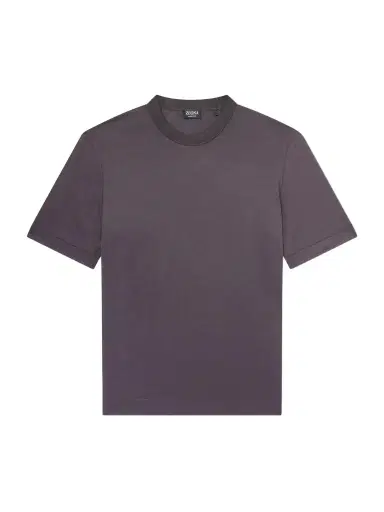 Zegna Cotton and Silk-Blend T-Shirt - Men | Thumbnail 1 Zegna Cotton and Silk-Blend T-Shirt - Men | Thumbnail 1