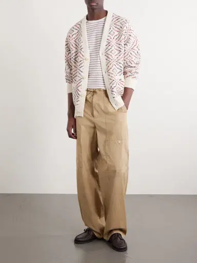 Corridor Mandala Jacquard-Knit Pima Cotton Cardigan - Men | Thumbnail 2 Corridor Mandala Jacquard-Knit Pima Cotton Cardigan - Men | Thumbnail 2