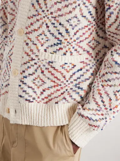 Corridor Mandala Jacquard-Knit Pima Cotton Cardigan - Men | Thumbnail 5 Corridor Mandala Jacquard-Knit Pima Cotton Cardigan - Men | Thumbnail 5