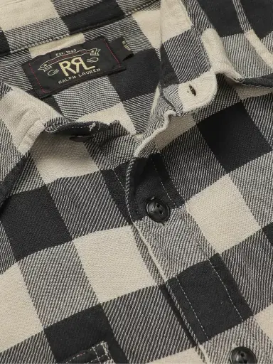 RRL Matlock Checked Cotton and Linen-Blend Twill Shirt - Men | Thumbnail 4 RRL Matlock Checked Cotton and Linen-Blend Twill Shirt - Men | Thumbnail 4