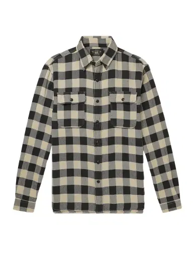 RRL Matlock Checked Cotton and Linen-Blend Twill Shirt - Men | Thumbnail 1 RRL Matlock Checked Cotton and Linen-Blend Twill Shirt - Men | Thumbnail 1