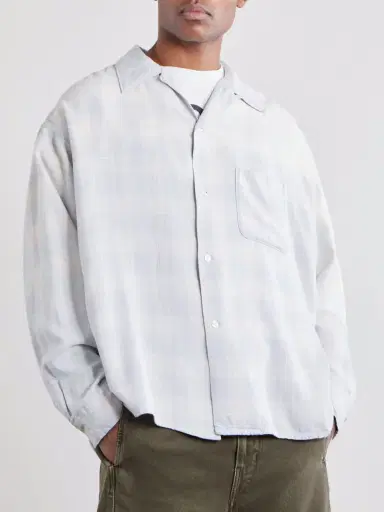 SAINT Mxxxxxx Convertible-Collar Checked Flannel Shirt - Men | Thumbnail 3 SAINT Mxxxxxx Convertible-Collar Checked Flannel Shirt - Men | Thumbnail 3