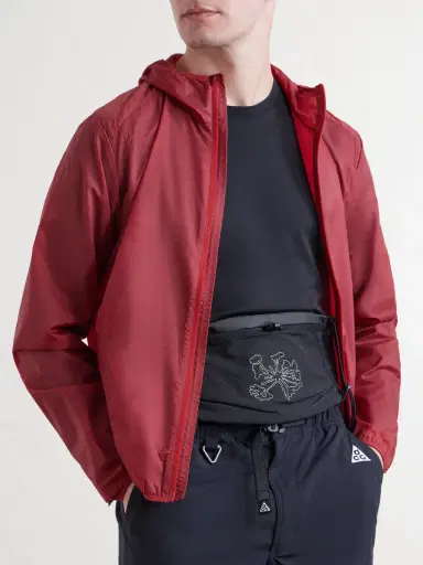 Portal Borders Embroidered Ripstop-Trimmed Mesh Belt Bag - Men | Thumbnail 2 Portal Borders Embroidered Ripstop-Trimmed Mesh Belt Bag - Men | Thumbnail 2