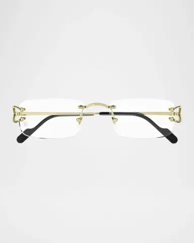 Cartier Men 's Rimless Metal Optical Glasses | Thumbnail 3 Cartier Men 's Rimless Metal Optical Glasses | Thumbnail 3