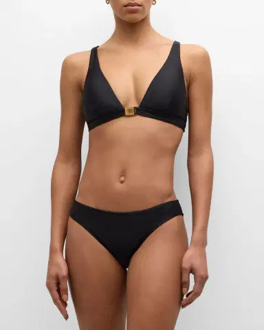 L'Agence Nicole Solid Classic Bikini Bottoms | Thumbnail 2 L'Agence Nicole Solid Classic Bikini Bottoms | Thumbnail 2